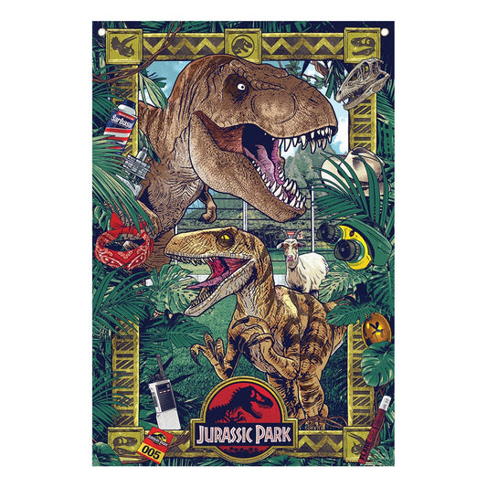 Jurassic Park Wandbehang 125 x 85 cm            - Versand: 5-7 Tage nach Bestellung