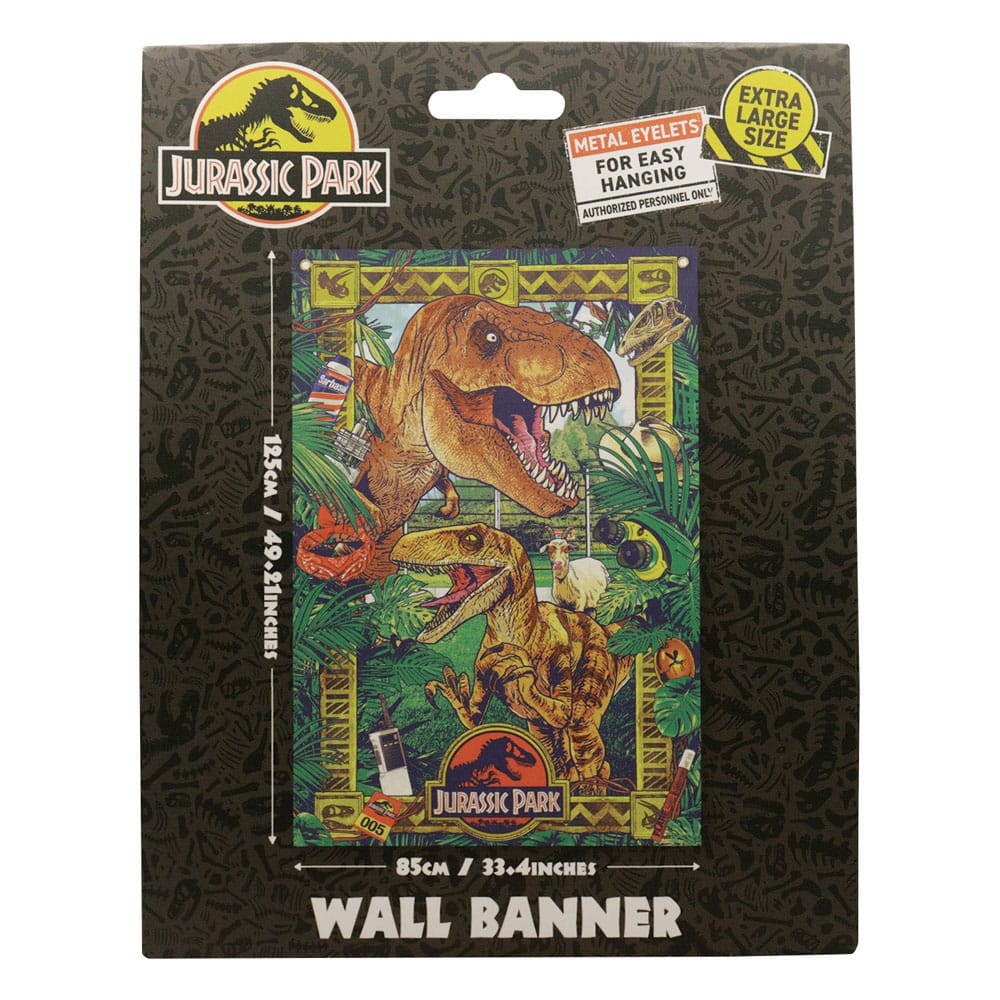 Jurassic Park Wandbehang 125 x 85 cm            - Versand: 5-7 Tage nach Bestellung