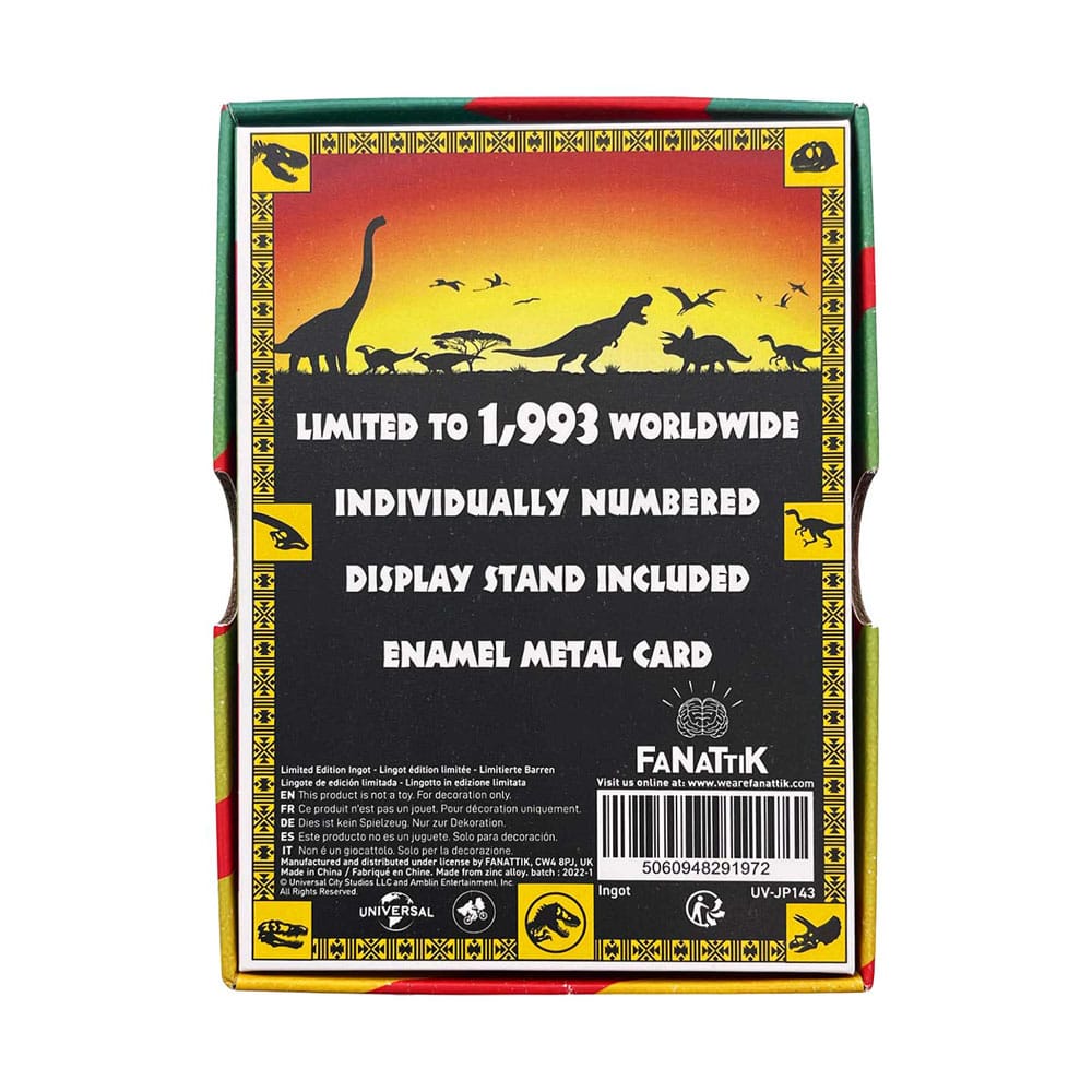 Jurassic Park Metallbarren 30th Anniversary Jeep Limited Edition  - Preorder - ETA: 18.10.2025