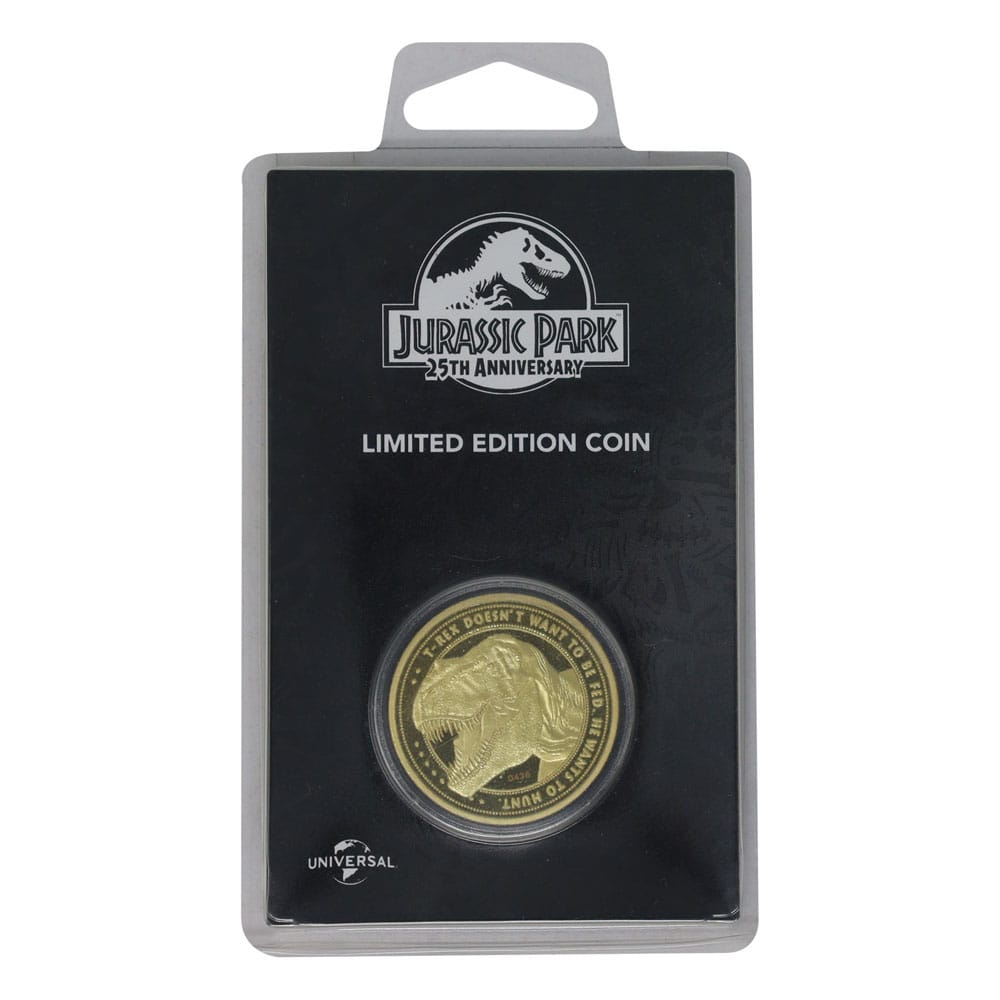Jaws Sammelmünze Velociraptor Limited Edition          - Versand: 5-7 Tage nach Bestellung