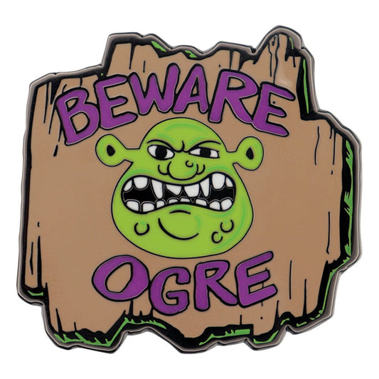 Shrek Ansteck-Pin Beware Ogre Limited Edition         - Versand: 5-7 Tage nach Bestellung