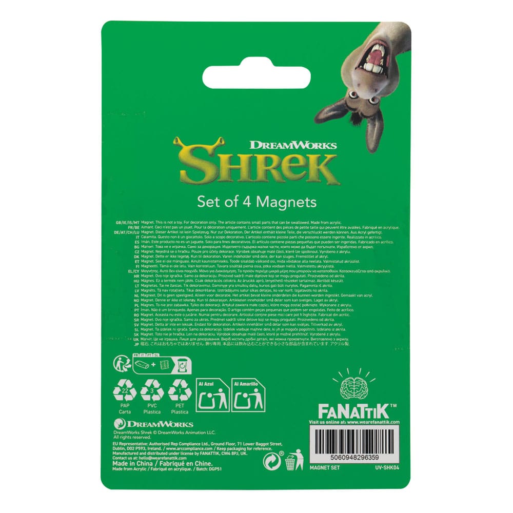 Shrek Magneten 4er-Set      - Preorder - ETA: 25.11.2025