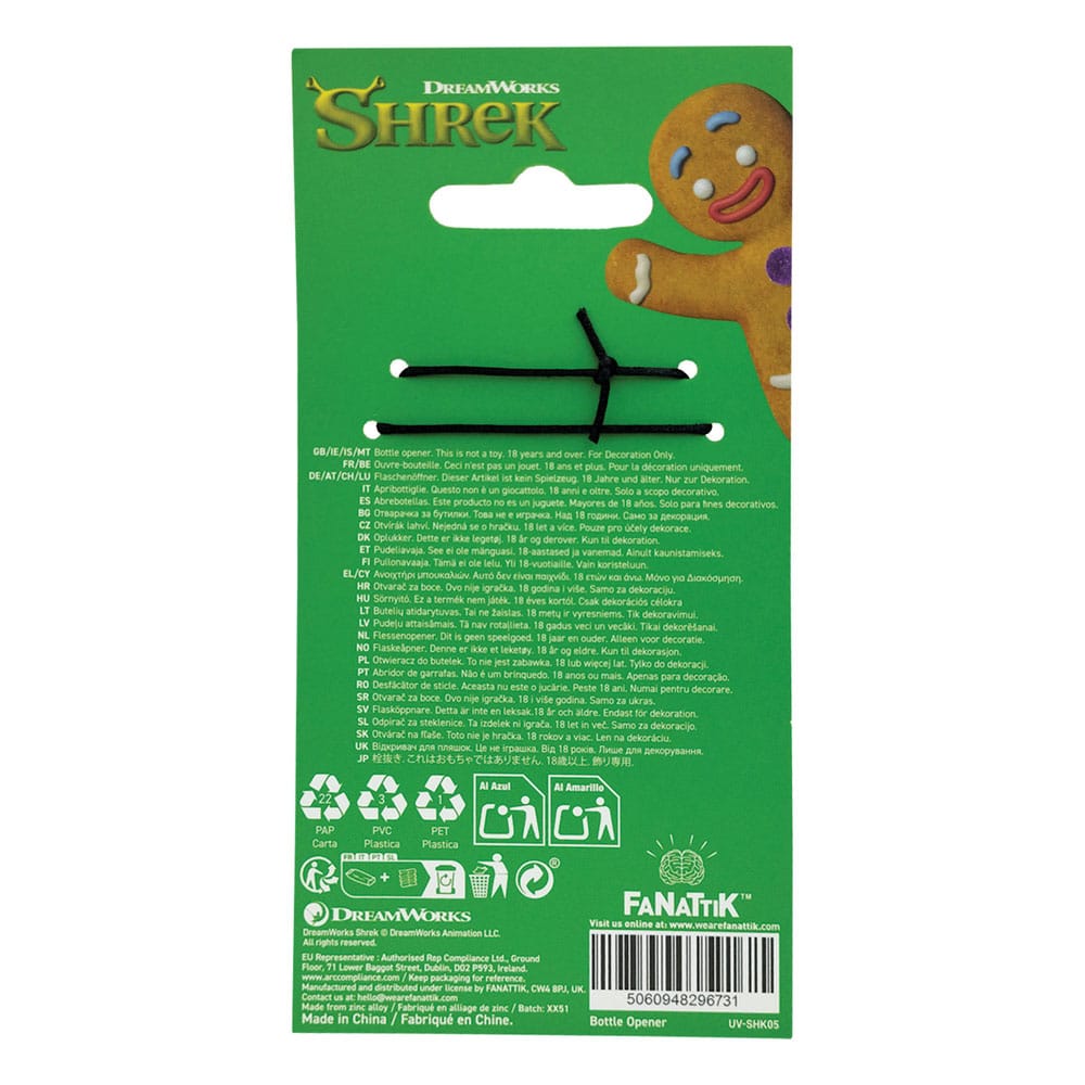 Shrek Flaschenöffner   - Versand: 5-7 Tage nach Bestellung