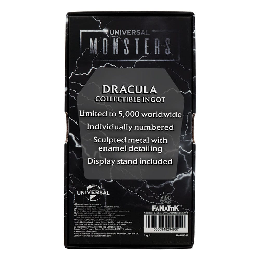Universal Monsters Metallbarren Dracula Limited Edition          - Versand: 7 Tage nach Bestellung