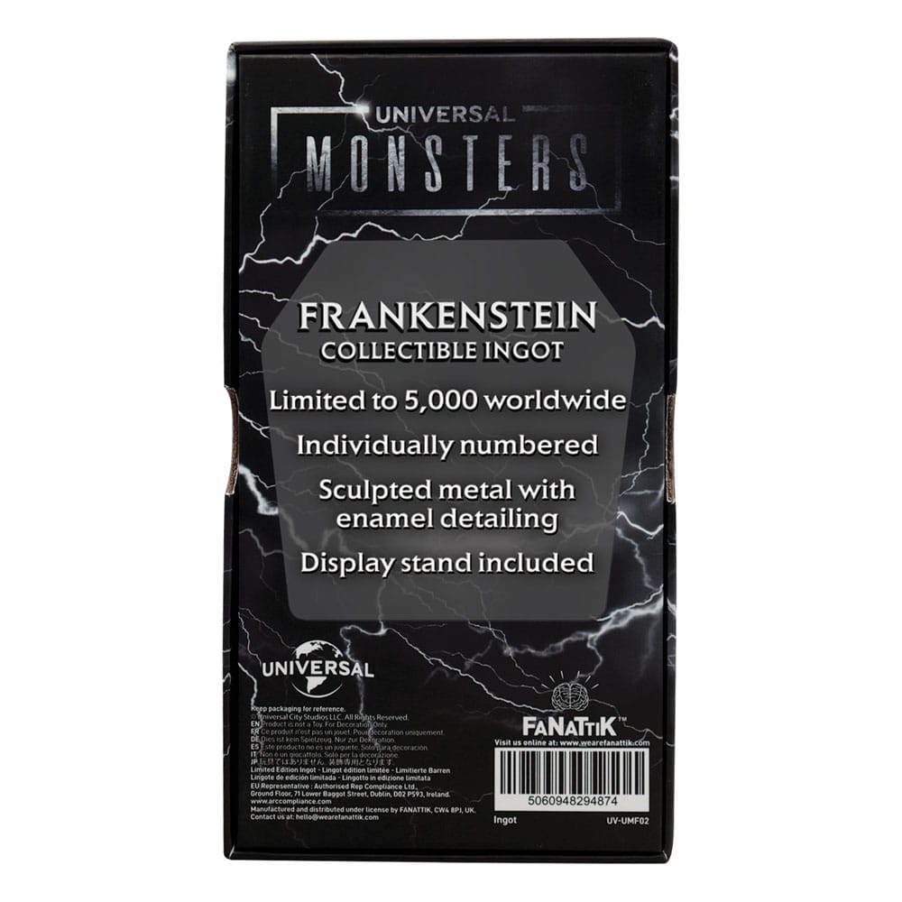 Universal Monsters Metallbarren Frankenstein´s Monster Limited Edition          - Versand: 7 Tage nach Bestellung