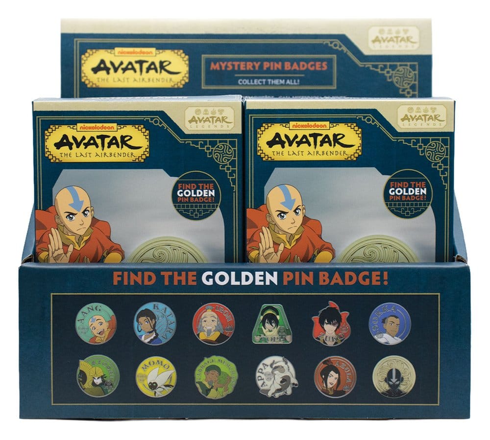 Avatar: The Last Airbender Mystery Ansteck-Pins Blind Box Display (12) - Preorder - ETA: 25.01.2027