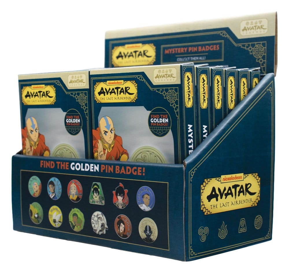 Avatar: The Last Airbender Mystery Ansteck-Pins Blind Box Display (12) - Preorder - ETA: 25.01.2027