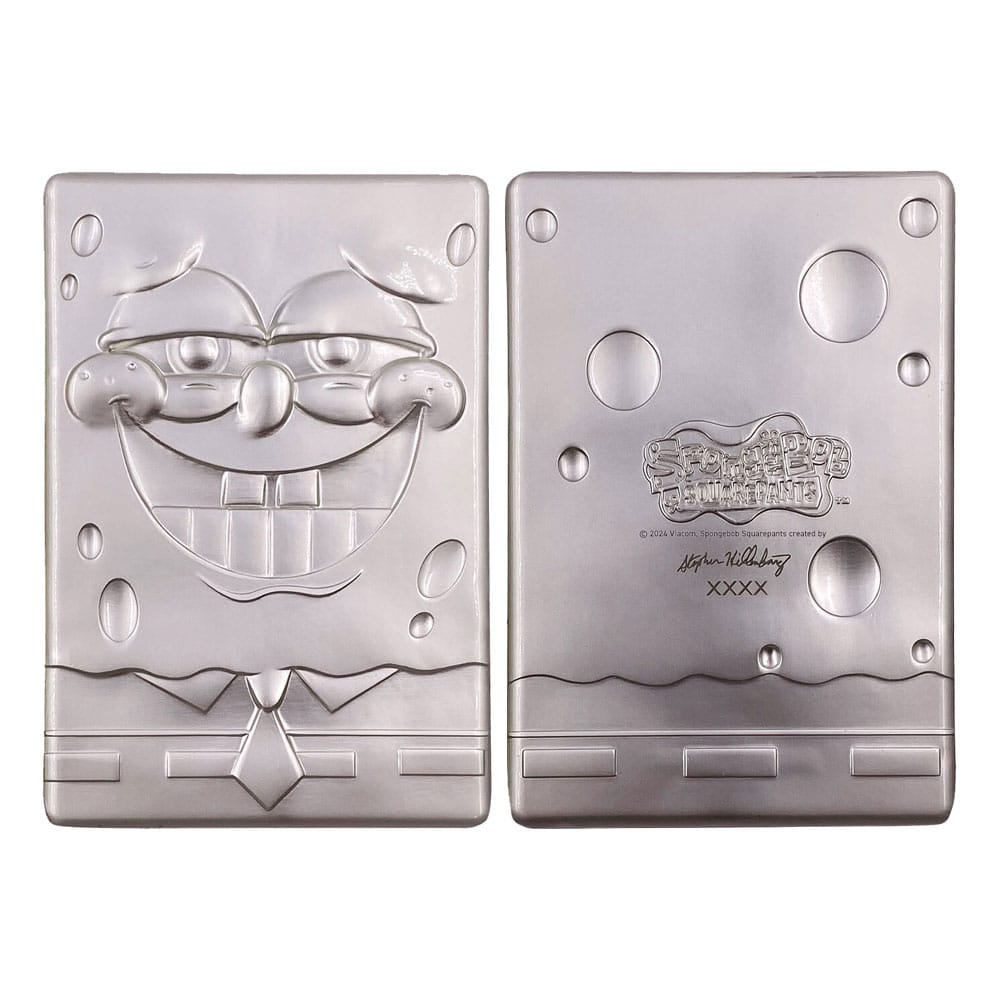 SpongeBob Schwammkopf Metallbarren 25th Anniversary Limited Edition     - Preorder - ETA: 18.10.2025