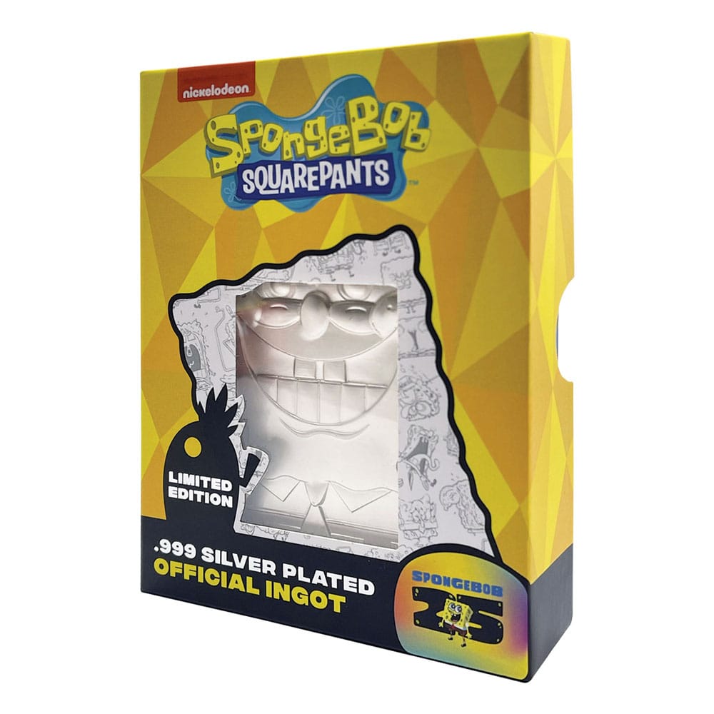 SpongeBob Schwammkopf Metallbarren 25th Anniversary Limited Edition     - Preorder - ETA: 18.10.2025