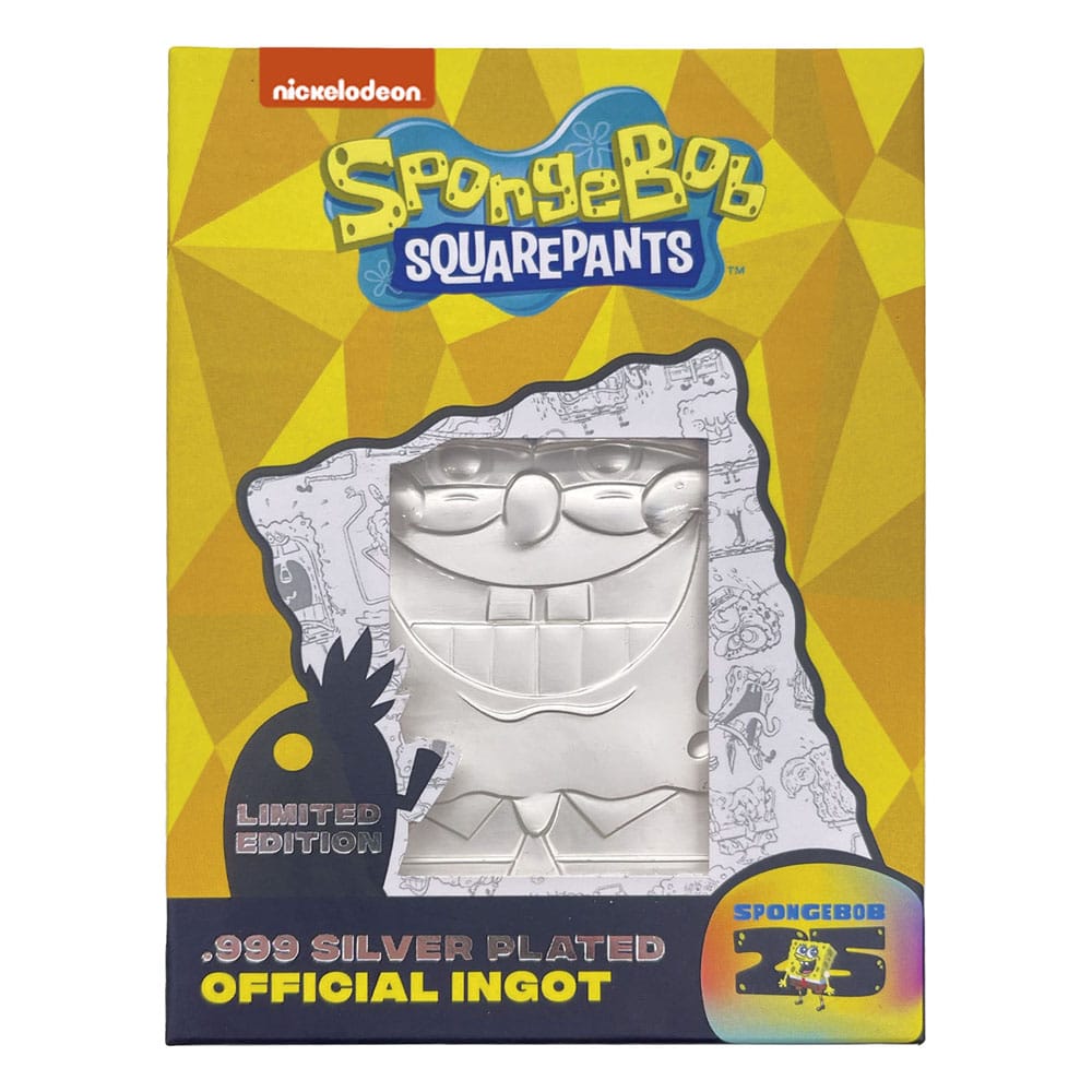 SpongeBob Schwammkopf Metallbarren 25th Anniversary Limited Edition     - Preorder - ETA: 18.10.2025