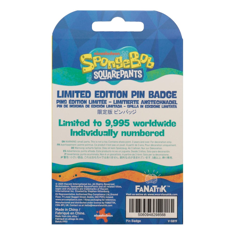 SpongeBob Schwammkopf Ansteck-Pin Rainbow Limited Edition         - Preorder - ETA: 25.04.2026