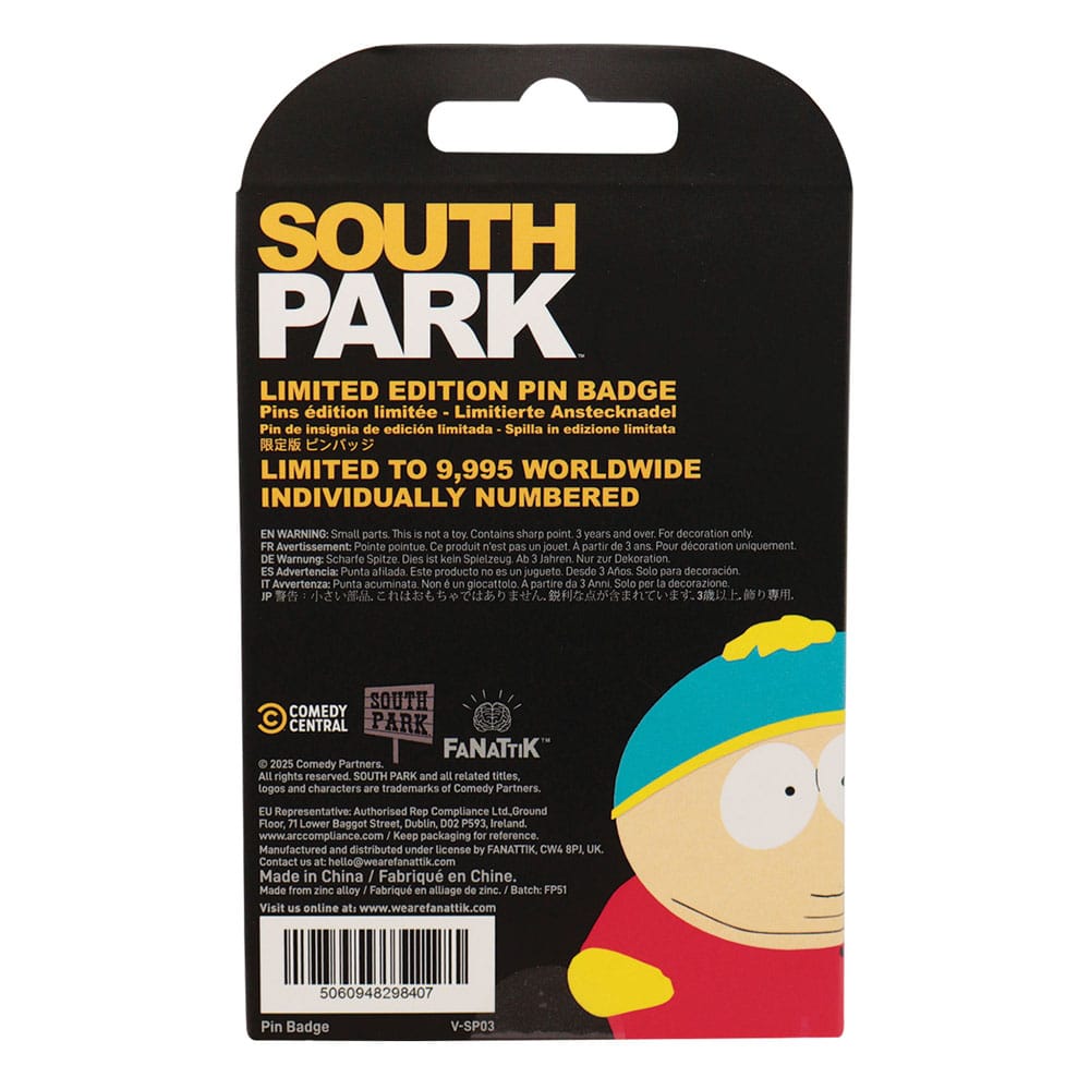 South Park Ansteck-Pin Cartman Police Limited Edition         - Preorder - ETA: 25.03.2026
