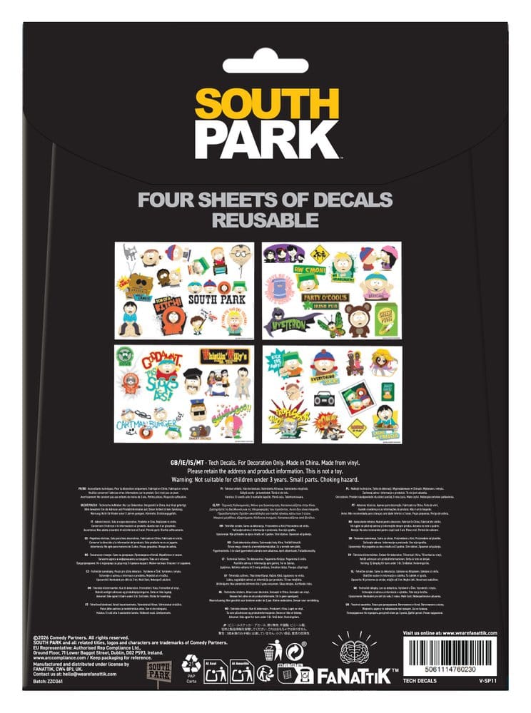 South Park Tech Sticker Pack - Preorder - ETA: 27.11.2026