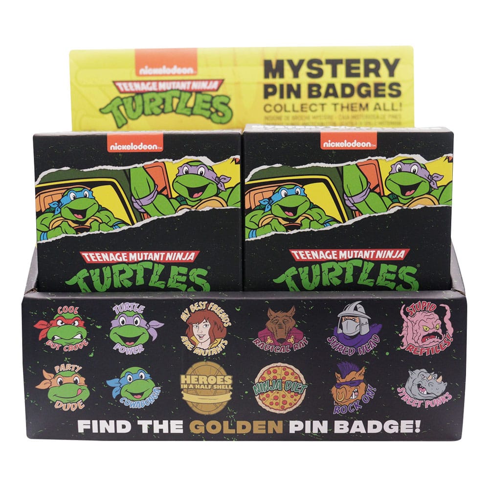 Teenage Mutant Ninja Turtles Ansteck-Pins Display (12) - Versand: 5-7 Tage nach Bestellung