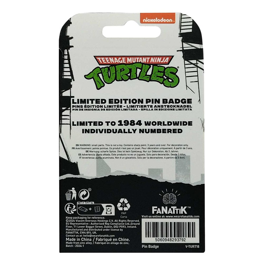 Teenage Mutant Ninja Turtles Ansteck-Pin 40th Anniversary Limited Edition  - Preorder - ETA: 11.09.2026