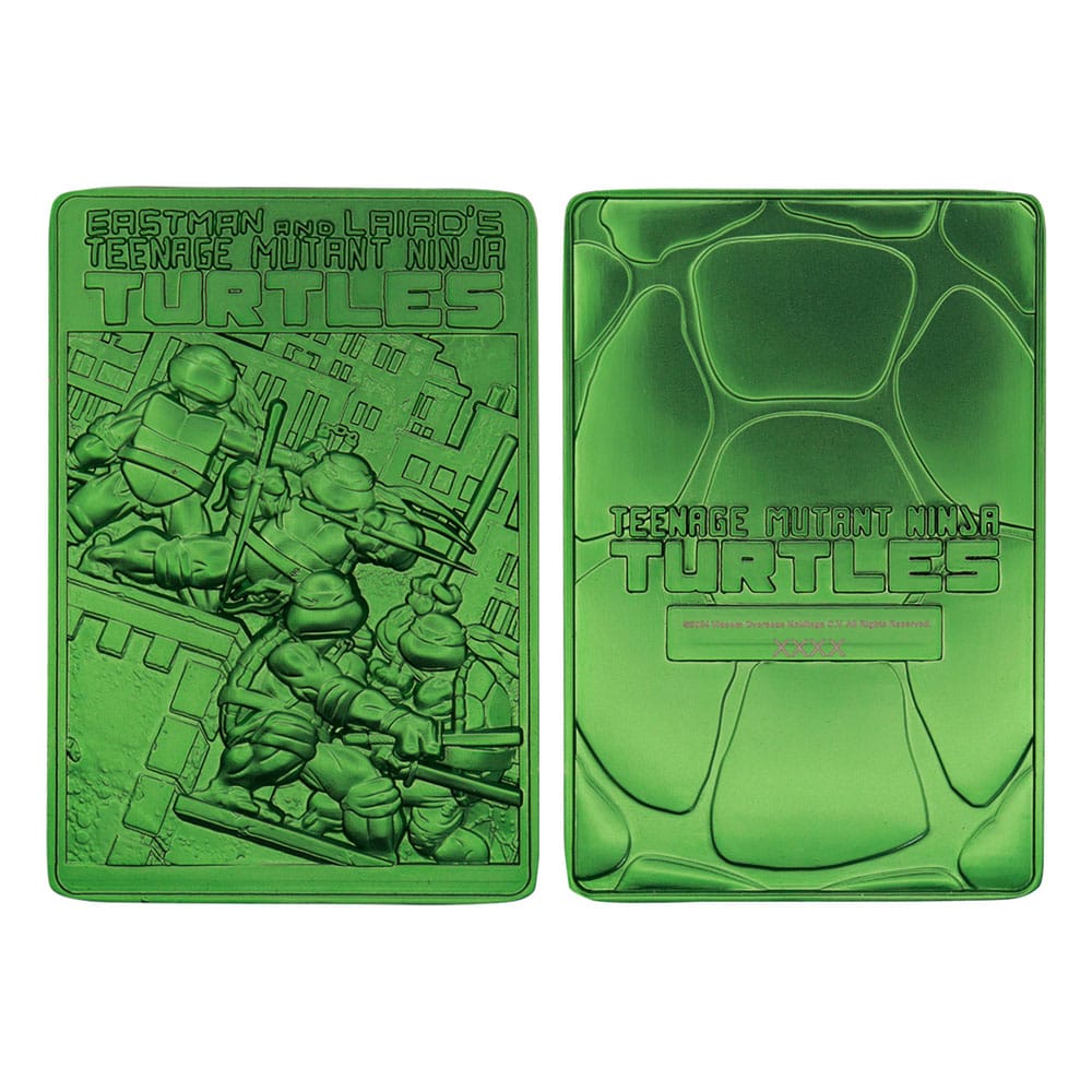 Teenage Mutant Ninja Turtles Metallbarren 40th Anniversary Green Limited Edition  - Preorder - ETA: 18.10.2025
