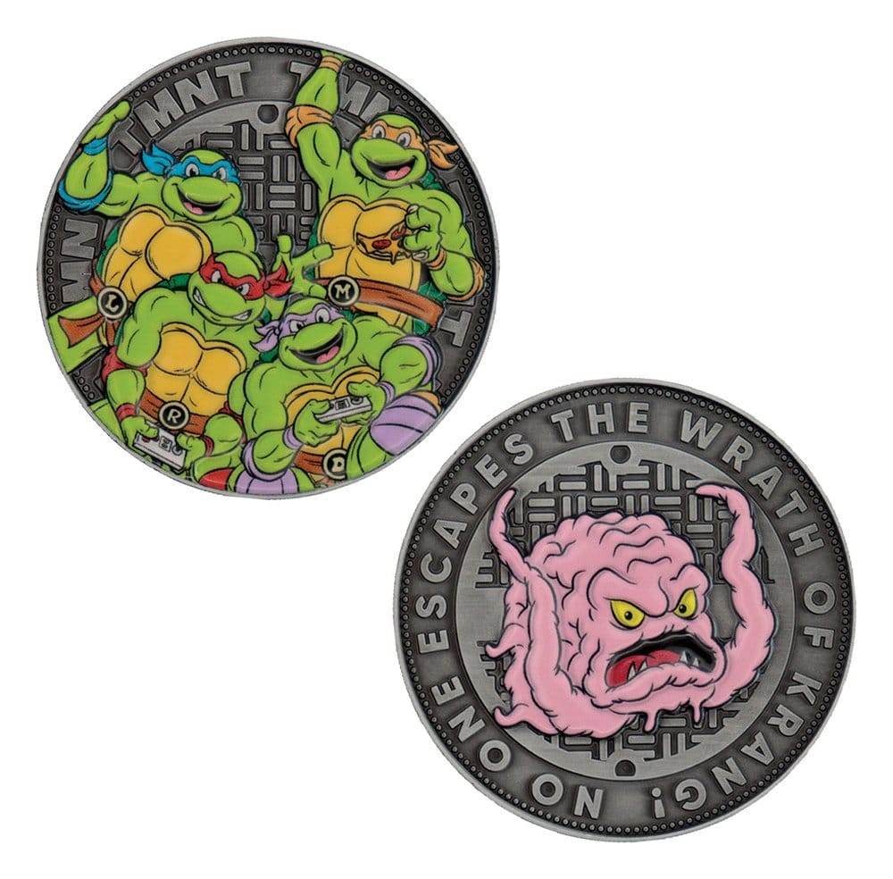 Teenage Mutant Ninja Turtles Sammelmünze Krang   - Versand: 7 Tage nach Bestellung