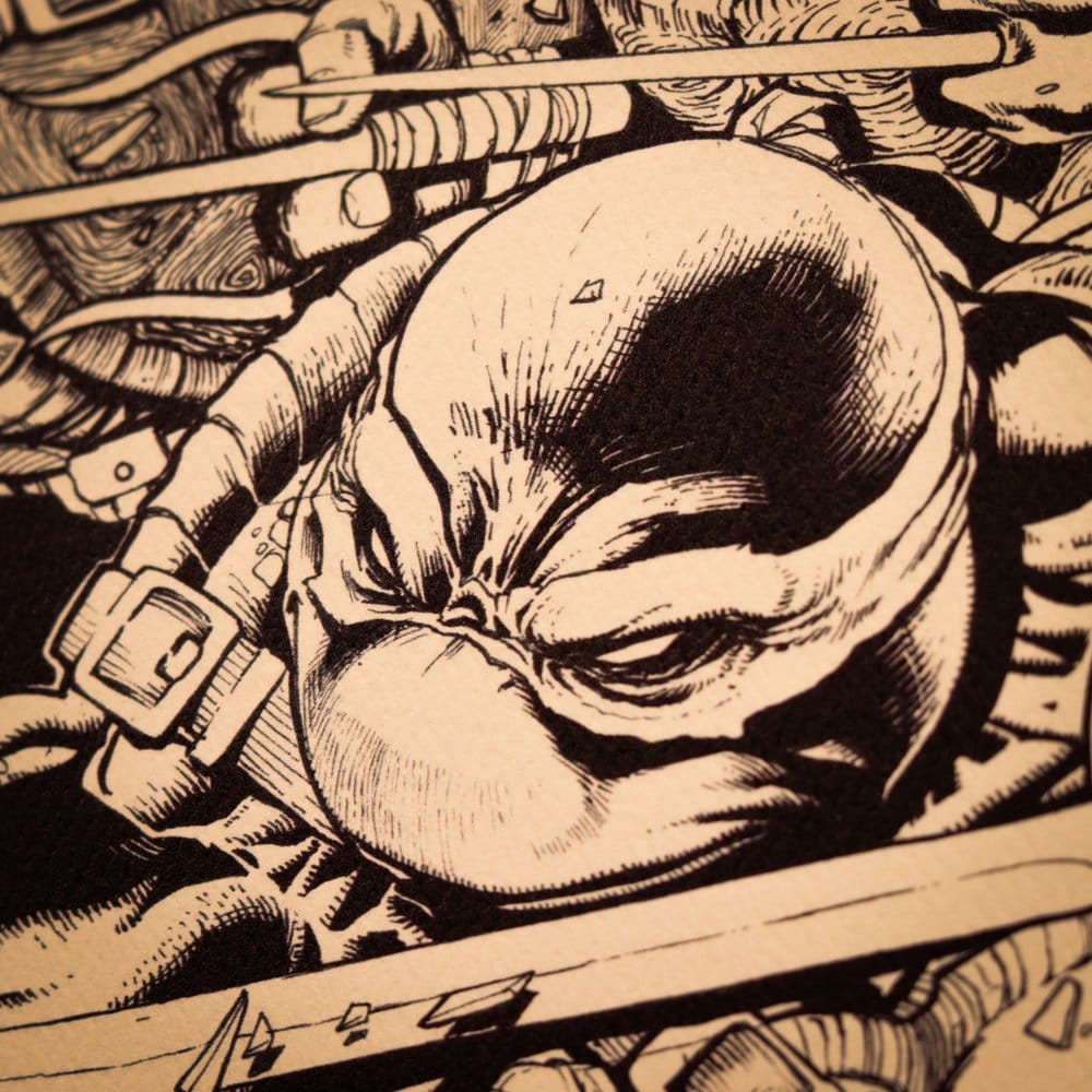 Teenage Mutant Ninja Turtles Kunstdruck Comic Limited Edition 42 x 30 cm - Preorder - ETA: 28.12.2026