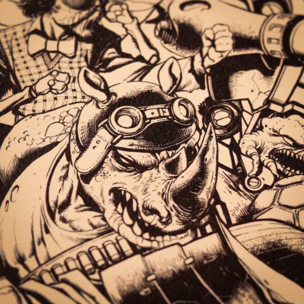 Teenage Mutant Ninja Turtles Kunstdruck Comic Limited Edition 42 x 30 cm - Preorder - ETA: 28.12.2026