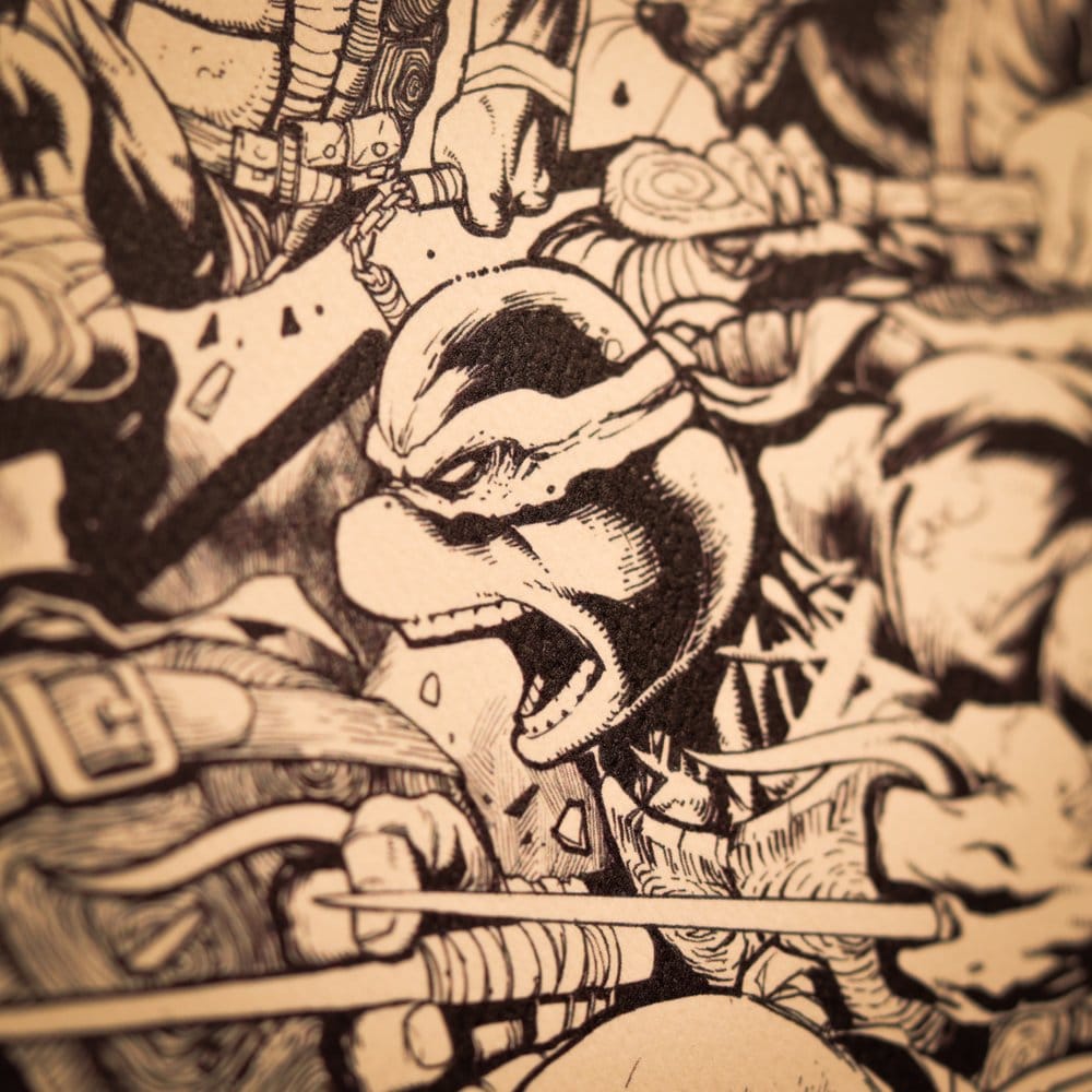 Teenage Mutant Ninja Turtles Kunstdruck Comic Limited Edition 42 x 30 cm - Preorder - ETA: 28.12.2026
