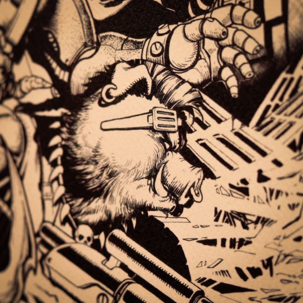 Teenage Mutant Ninja Turtles Kunstdruck Comic Limited Edition 42 x 30 cm - Preorder - ETA: 28.12.2026