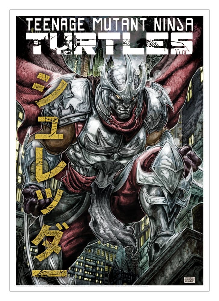 Teenage Mutant Ninja Turtles Kunstdruck Shredder Limited Edition 42 x 30 cm - Preorder - ETA: 28.12.2026