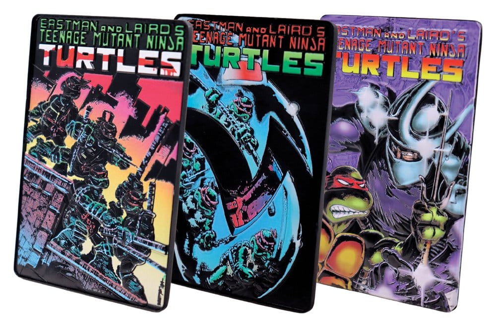 Teenage Mutant Ninja Turtles Metallbarren Set of Three Comic Book Cover Ingots Limited Edition - Preorder - ETA: 25.05.2027