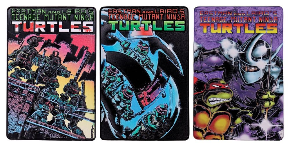 Teenage Mutant Ninja Turtles Metallbarren Set of Three Comic Book Cover Ingots Limited Edition - Preorder - ETA: 25.05.2027