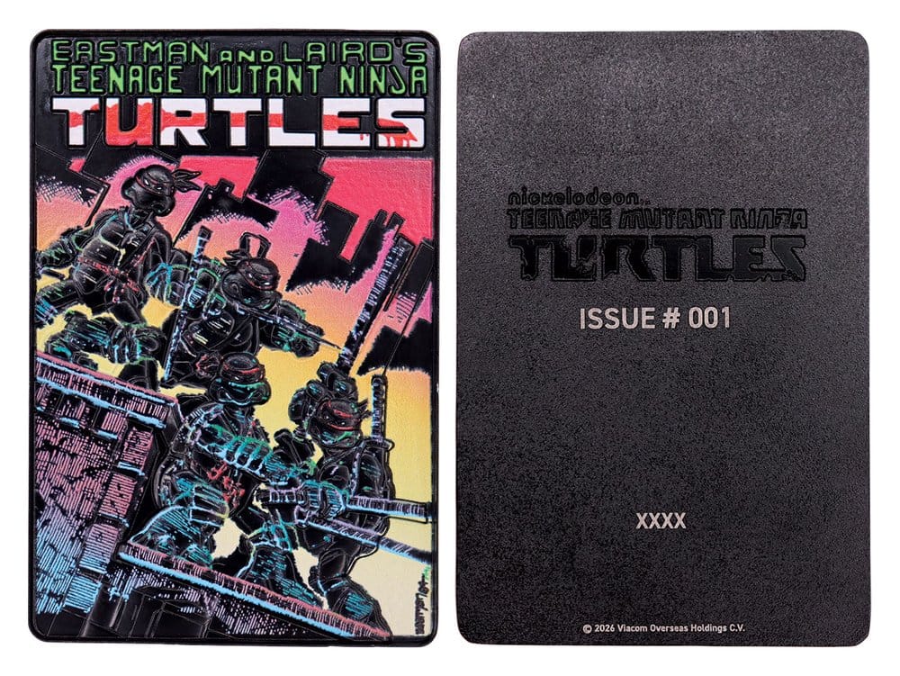 Teenage Mutant Ninja Turtles Metallbarren Set of Three Comic Book Cover Ingots Limited Edition - Preorder - ETA: 25.05.2027