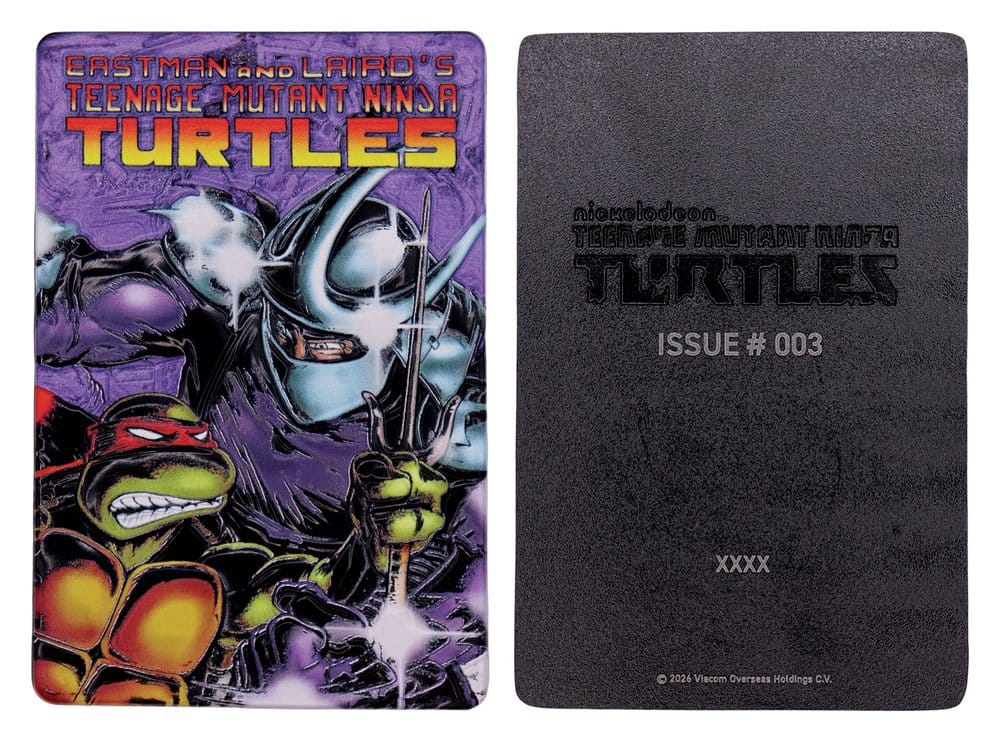 Teenage Mutant Ninja Turtles Metallbarren Set of Three Comic Book Cover Ingots Limited Edition - Preorder - ETA: 25.05.2027