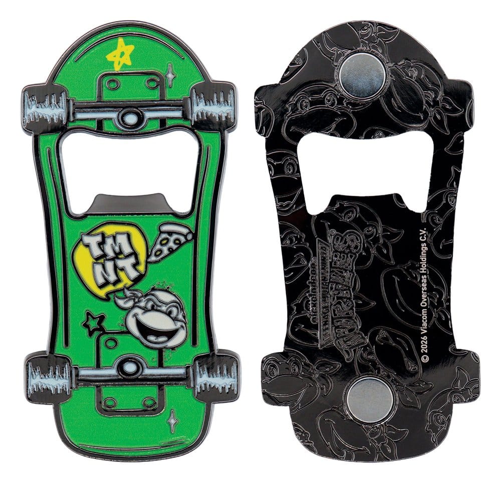 Teenage Mutant Ninja Turtles Flaschenöffner Magnetic Skateboard - Preorder - ETA: 25.03.2027