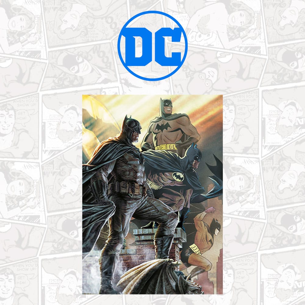 DC Comis Kunstdruck Batman 85th Anniversary Limited Edition 42 x 30 cm   - Versand: 5-7 Tage nach Bestellung