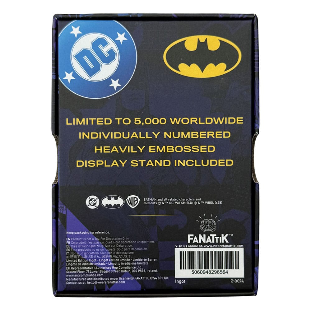 DC Comics Metallbarren Batman Armour Limited Edition   - Preorder - ETA: 25.04.2026