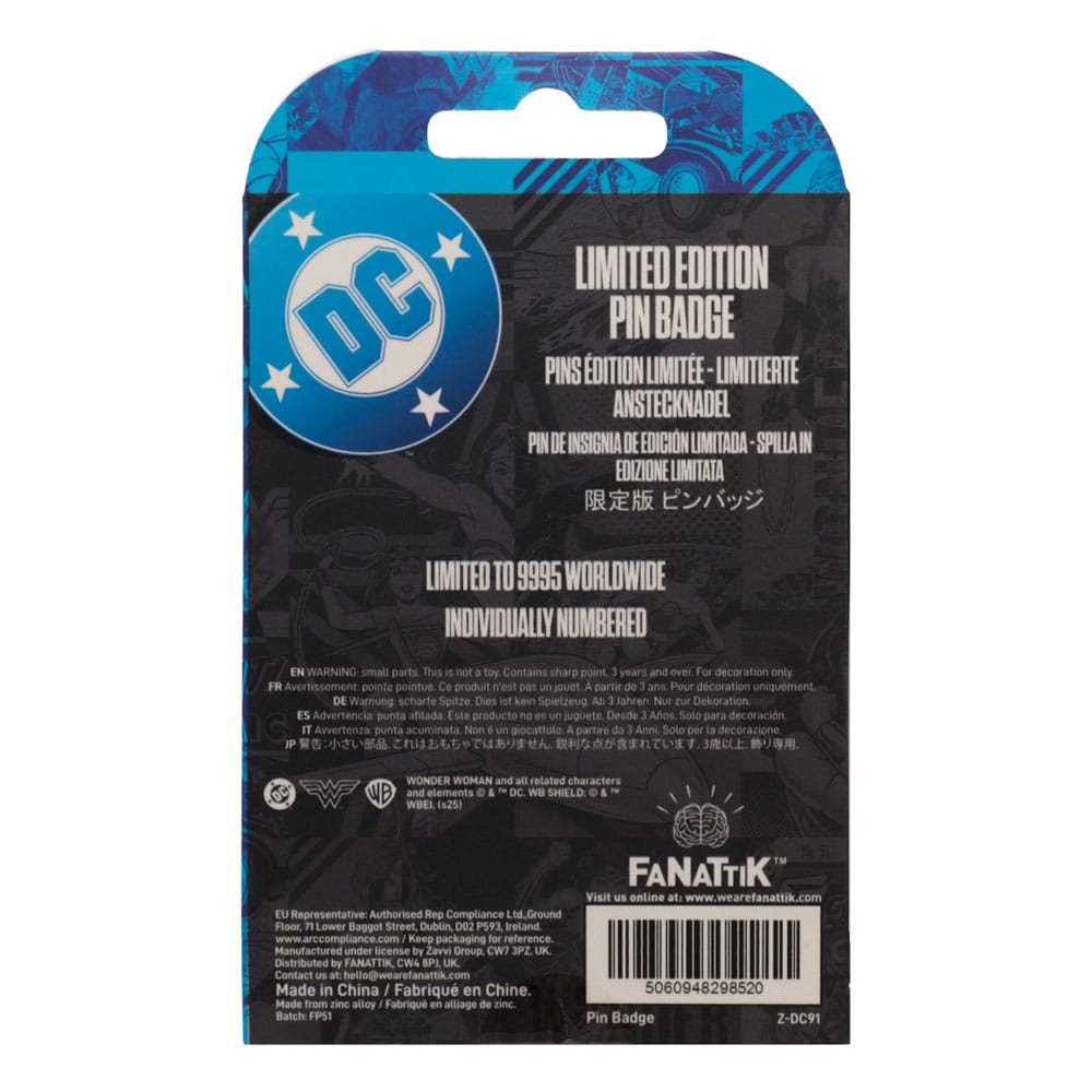 DC Comics Ansteck-Pin Wonder Woman Amazon Warrior Limited Edition         - Preorder - ETA: 25.03.2026