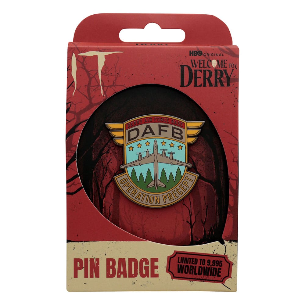 Es Ansteck-Pin IT: Welcome to Derry DAFB Limited Edition         - Versand: 7 Tage nach Bestellung