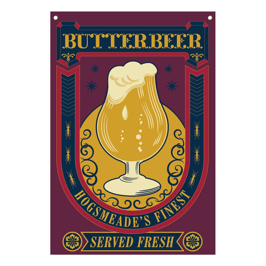 Harry Potter Wandbehang Butterbeer 125 x 85 cm     - Versand: 5-7 Tage nach Bestellung
