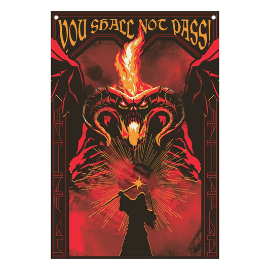 Herr der Ringe Wandbehang You shall not pass! 125 x 85 cm      - Versand: 5-7 Tage nach Bestellung