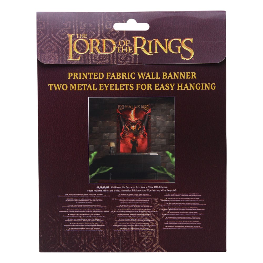 Herr der Ringe Wandbehang You shall not pass! 125 x 85 cm      - Versand: 5-7 Tage nach Bestellung