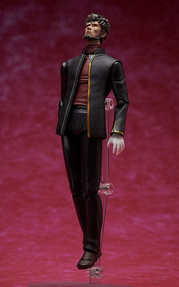 Neon Genesis Evangelion: Rebuild of Evangelion Figma Actionfigur Gendo Ikari 16 cm  - Versand: 5-7 Tage nach Bestellung