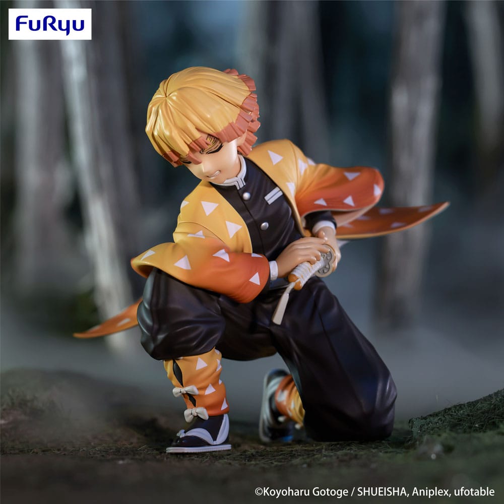 Demon Slayer: Kimetsu no Yaiba Noodle Stopper PVC Statue Zenitsu Agatsuma 10 cm - Versand: 7 Tage nach Bestellung