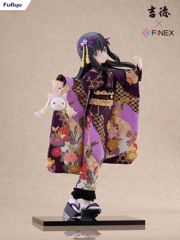 Puella Magi Madoka Magica F:NEX PVC Statue 1/4 Rebellion Homura Akemi Japanese Doll 45 cm    - Versand: 7 Tage nach Bestellung