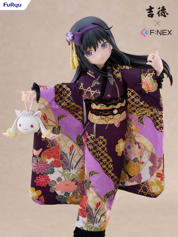 Puella Magi Madoka Magica F:NEX PVC Statue 1/4 Rebellion Homura Akemi Japanese Doll 45 cm    - Versand: 7 Tage nach Bestellung