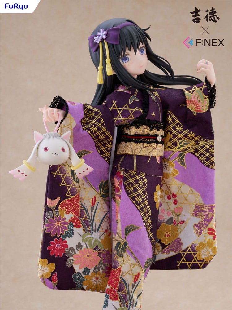 Puella Magi Madoka Magica F:NEX PVC Statue 1/4 Rebellion Homura Akemi Japanese Doll 45 cm    - Versand: 7 Tage nach Bestellung