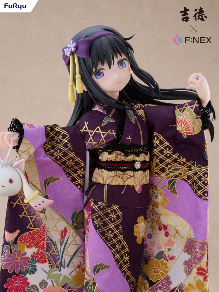 Puella Magi Madoka Magica F:NEX PVC Statue 1/4 Rebellion Homura Akemi Japanese Doll 45 cm    - Versand: 7 Tage nach Bestellung