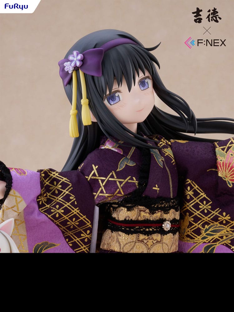 Puella Magi Madoka Magica F:NEX PVC Statue 1/4 Rebellion Homura Akemi Japanese Doll 45 cm    - Versand: 7 Tage nach Bestellung
