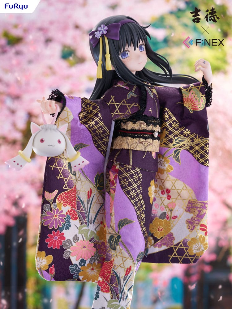Puella Magi Madoka Magica F:NEX PVC Statue 1/4 Rebellion Homura Akemi Japanese Doll 45 cm    - Versand: 7 Tage nach Bestellung