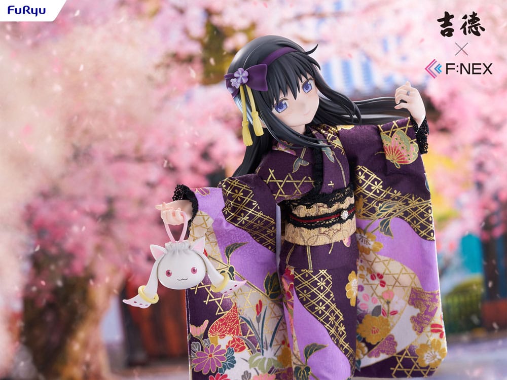 Puella Magi Madoka Magica F:NEX PVC Statue 1/4 Rebellion Homura Akemi Japanese Doll 45 cm    - Versand: 7 Tage nach Bestellung