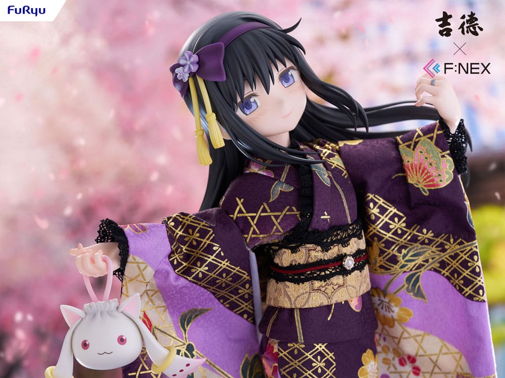 Puella Magi Madoka Magica F:NEX PVC Statue 1/4 Rebellion Homura Akemi Japanese Doll 45 cm    - Versand: 7 Tage nach Bestellung
