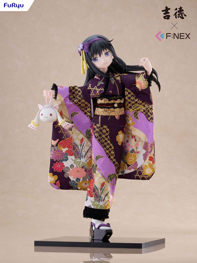 Puella Magi Madoka Magica F:NEX PVC Statue 1/4 Rebellion Homura Akemi Japanese Doll 45 cm    - Versand: 7 Tage nach Bestellung