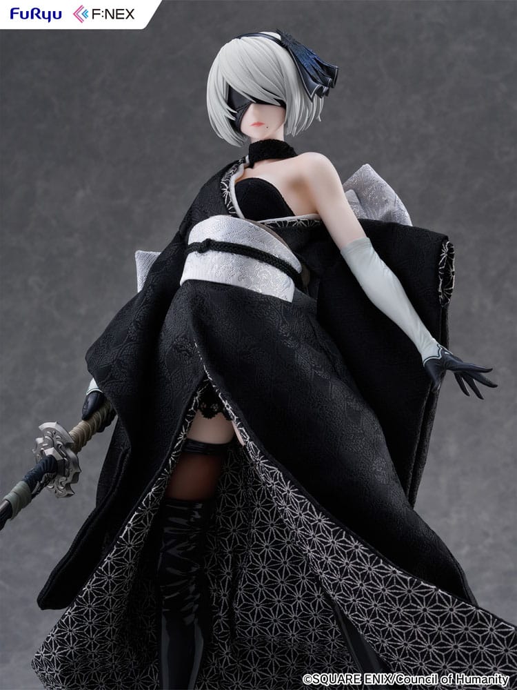 Nier: Automata Ver1.1a F:Nex PVC Statue 1/4 2B Japanese Doll 43 cm - Versand: 7 Tage nach Bestellung